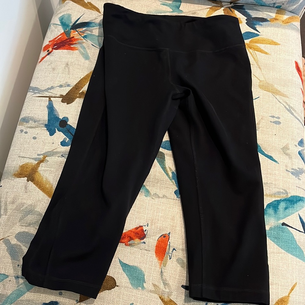 ZELLA - Live In High Waist Pocket Crop Leggings - Black - Size M